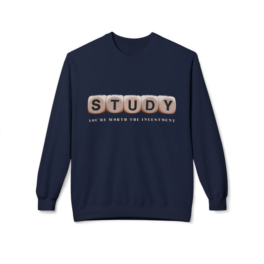 Teen/Adult Unisex STUDY You’re Worth the Investment Sweatshirt – Motivational Learning Design