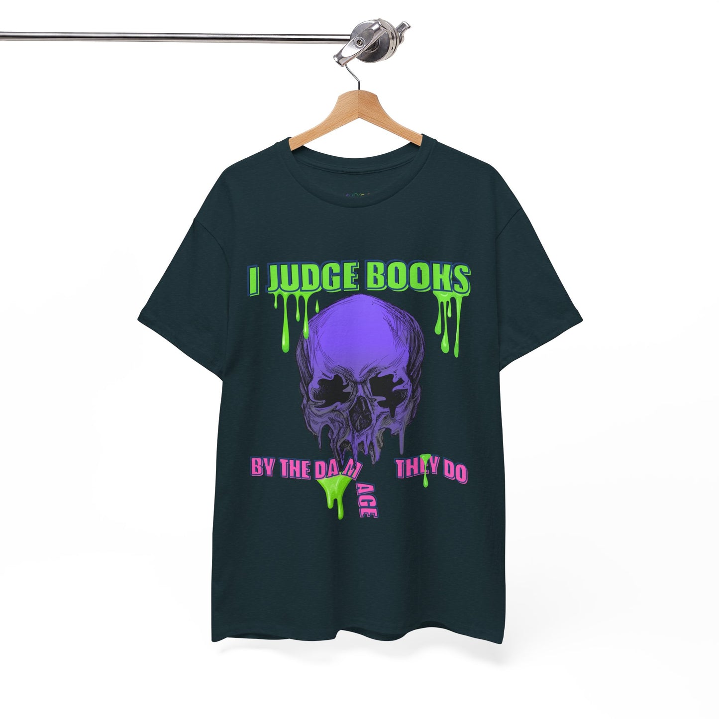 Teen/Adult Unisex Read for the Pain Tee â€“ Horror Book Lover Shirt