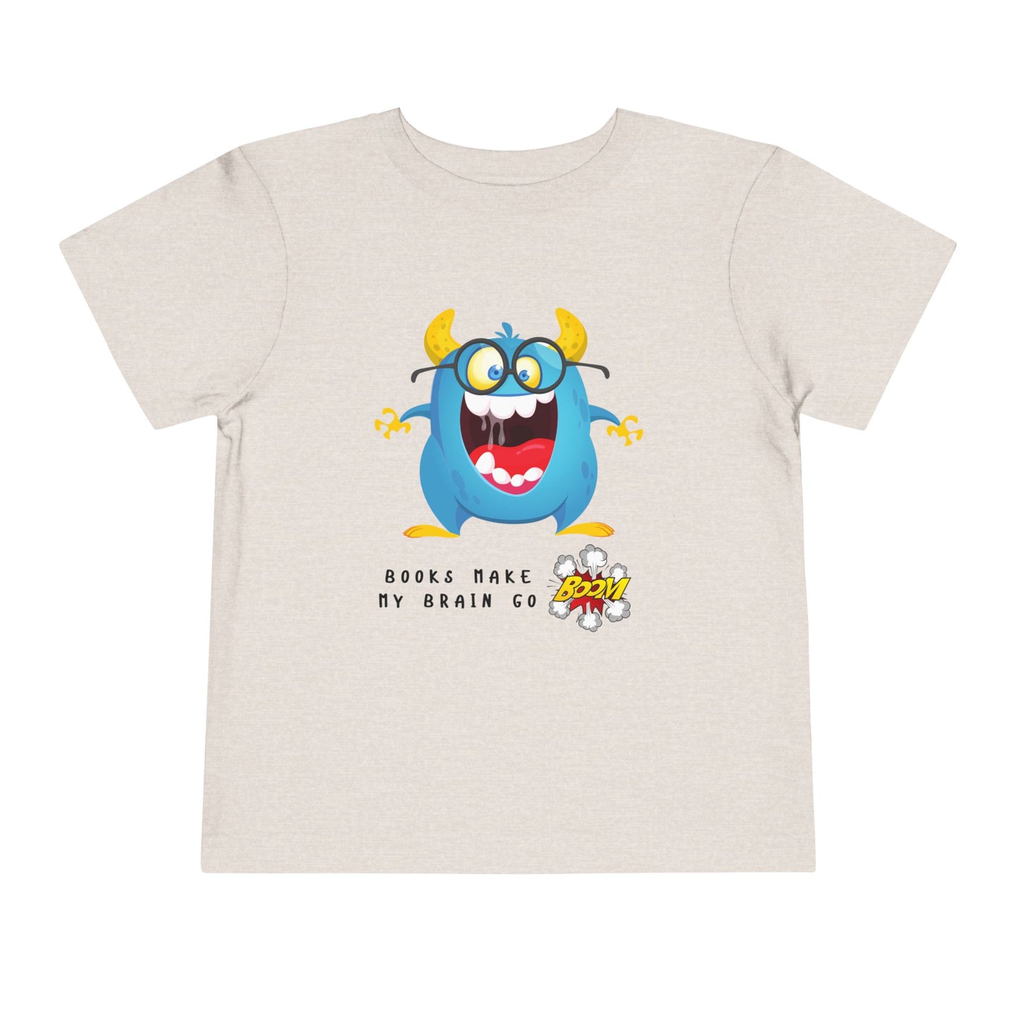 Toddler Brain Boom Reading Tee