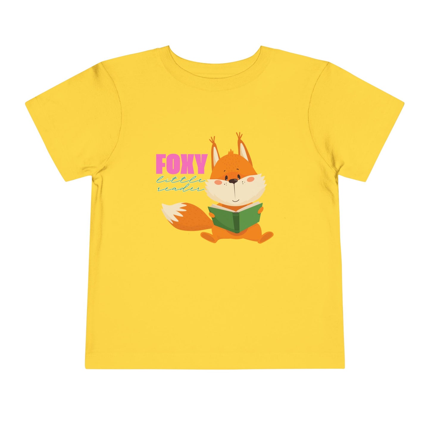 Toddler Foxy Little Reader Tee – Adorable Book-Lover Style