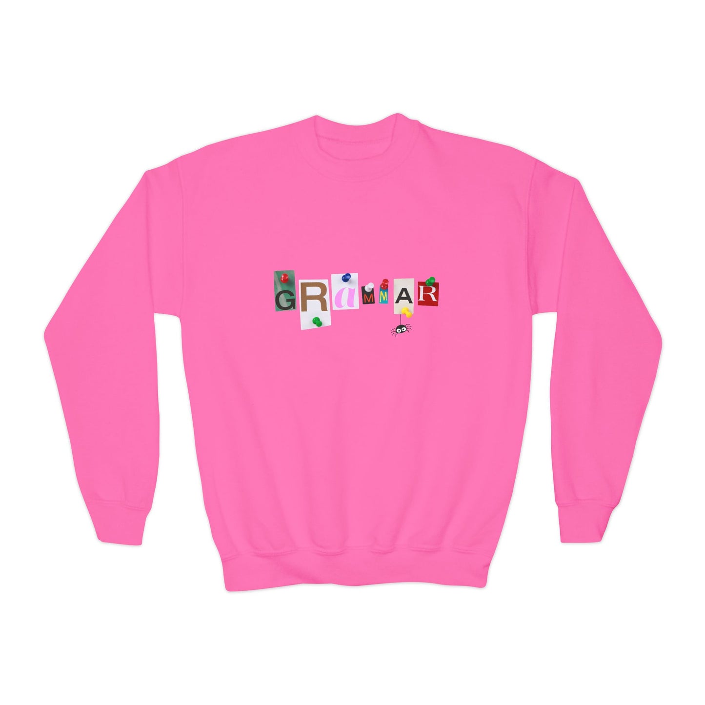 Youth Grammar Sweatshirt – Word Nerds Welcome!