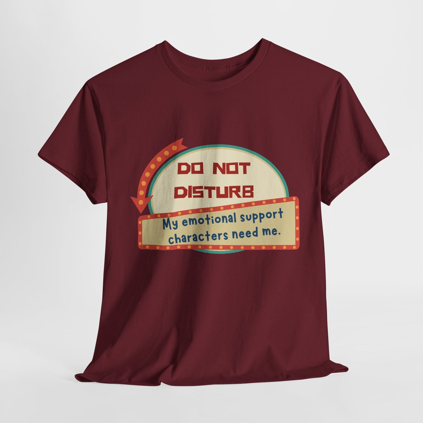 Teen/Adult Unisex Do Not Disturb Tee – For Devoted Readers & Fictional Besties