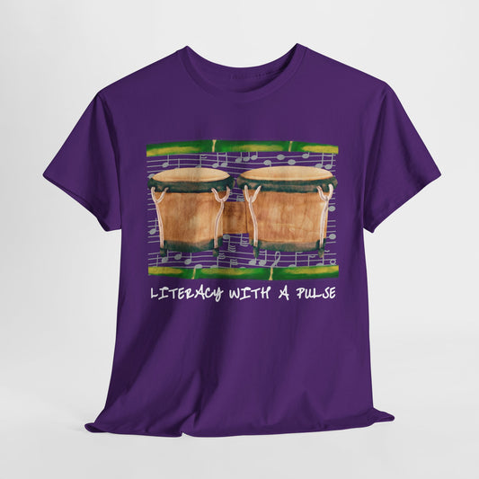 Teen/Adult Unisex Literacy with a Pulse Tee
