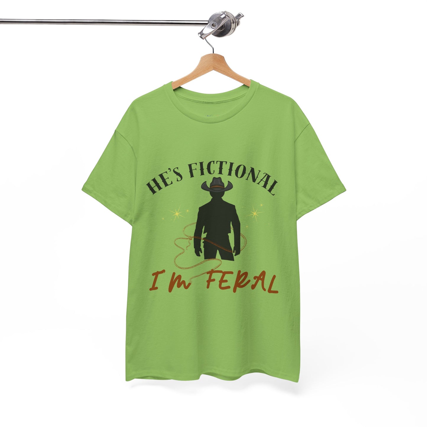 Teen/Adult Unisex Tee He’s Fictional, I’m Feral