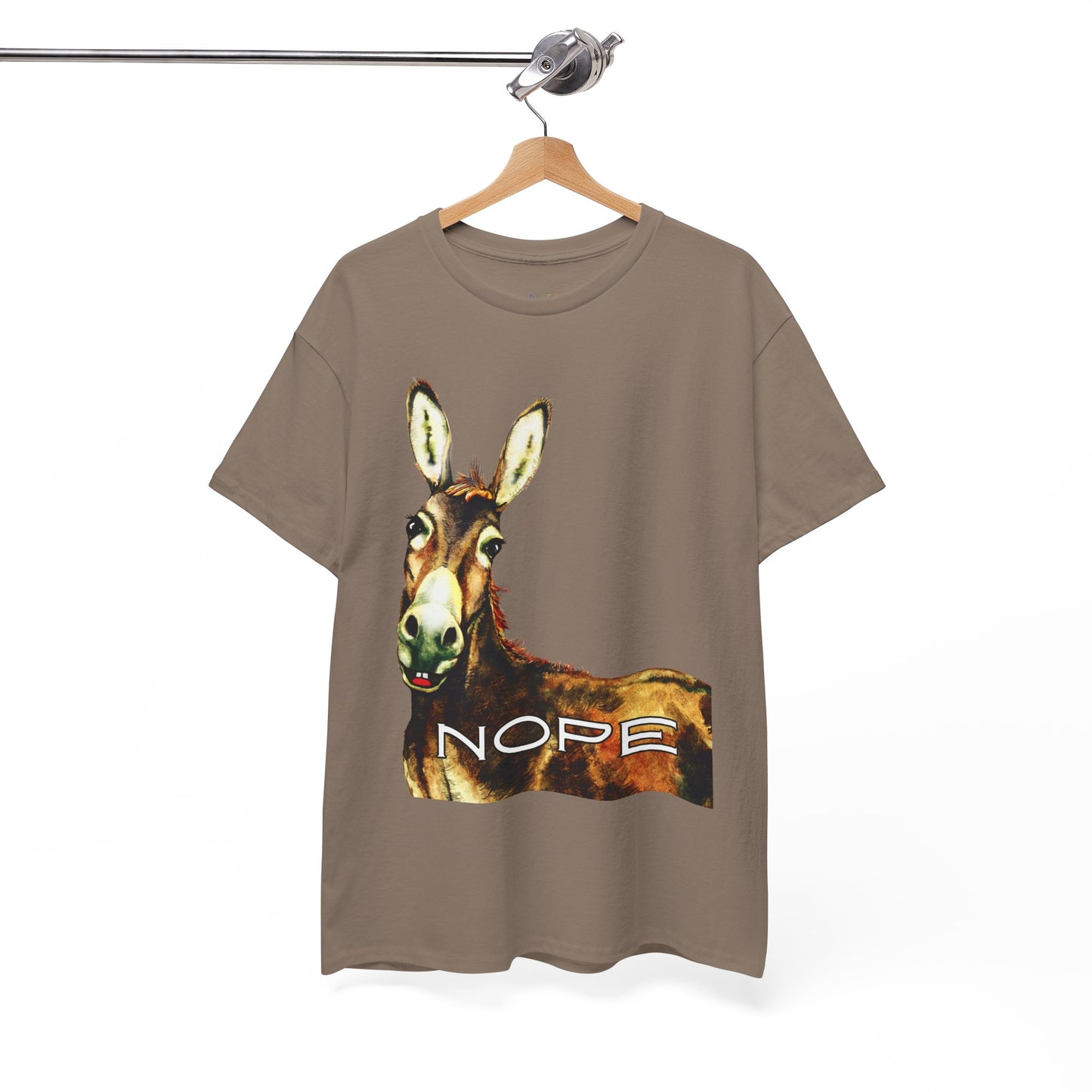 Teen/Adult Unisex Donkey NOPE T-Shirt