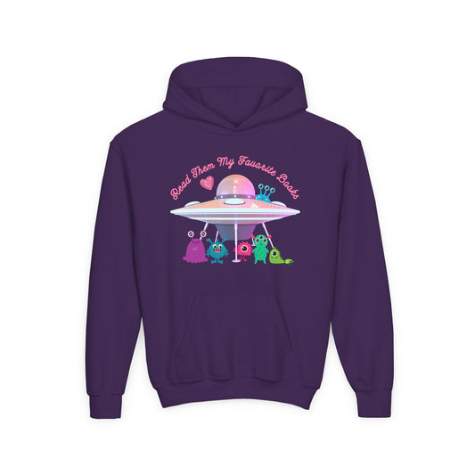 Youth Read Them My Favorite Books Hoodie – Intergalactic Storytime Style!