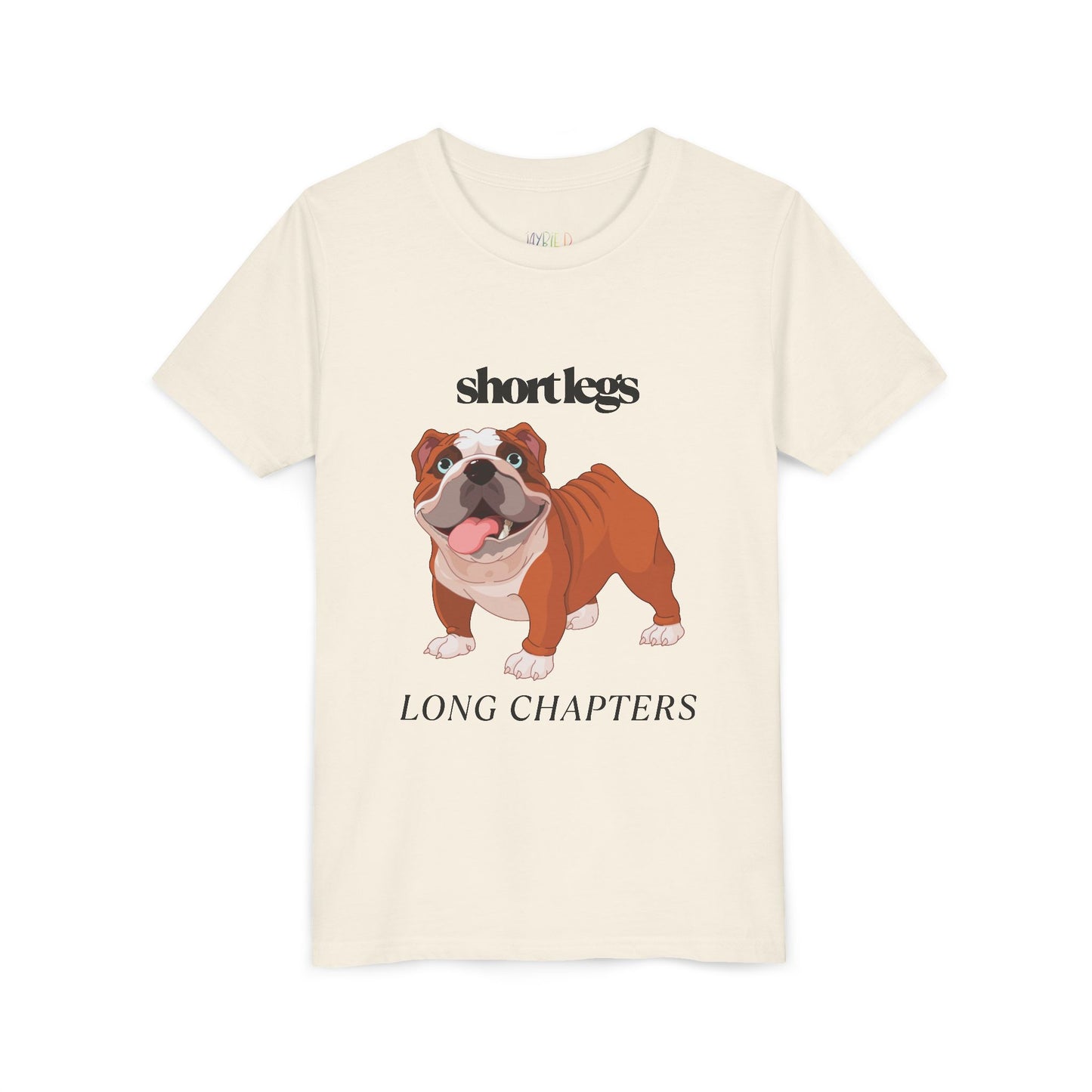 Youth Short Legs, Long Chapters T-Shirt – For Readers with Big Stories to Tell