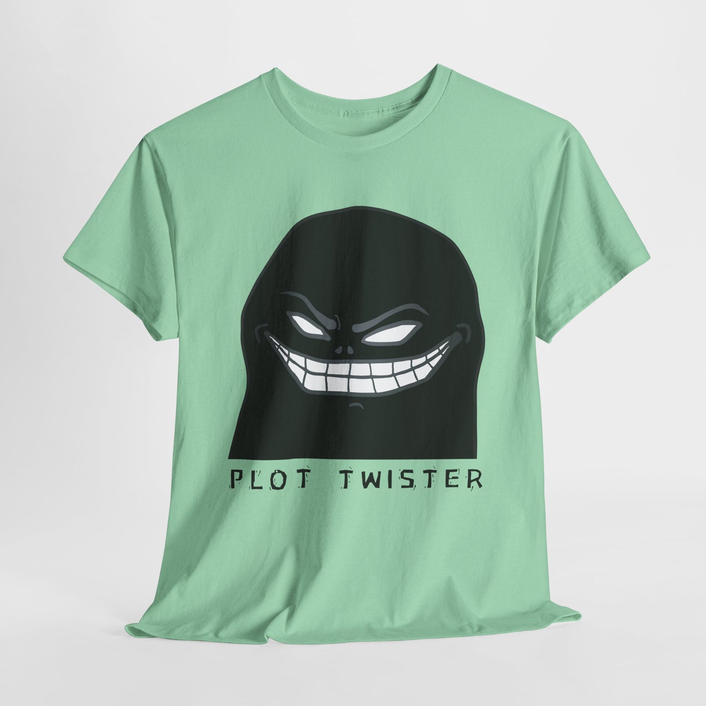 Teen/Adult Unisex Plot Twister Tee – Master of Mayhem & Cliffhangers