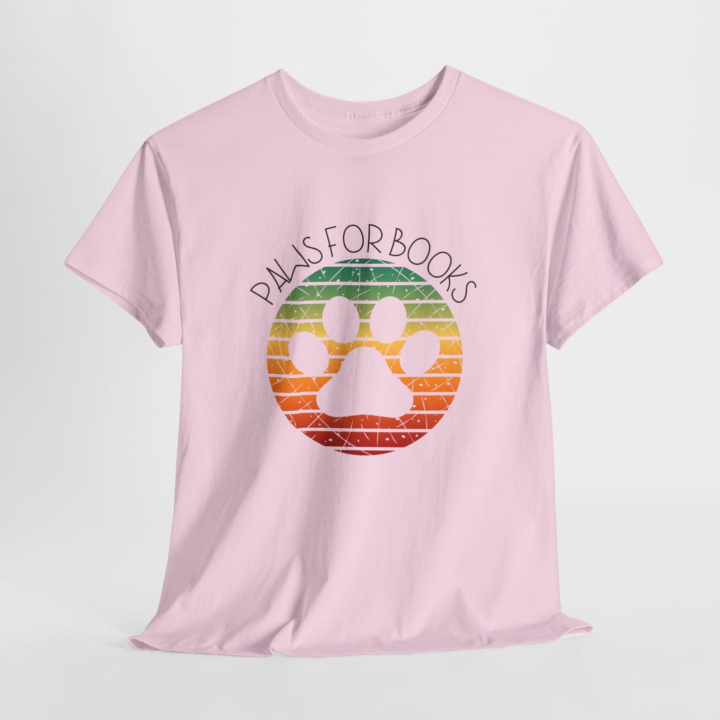 Teen/Adult Unisex Paws for Books Tee – Where Tails Wag and Pages Turn