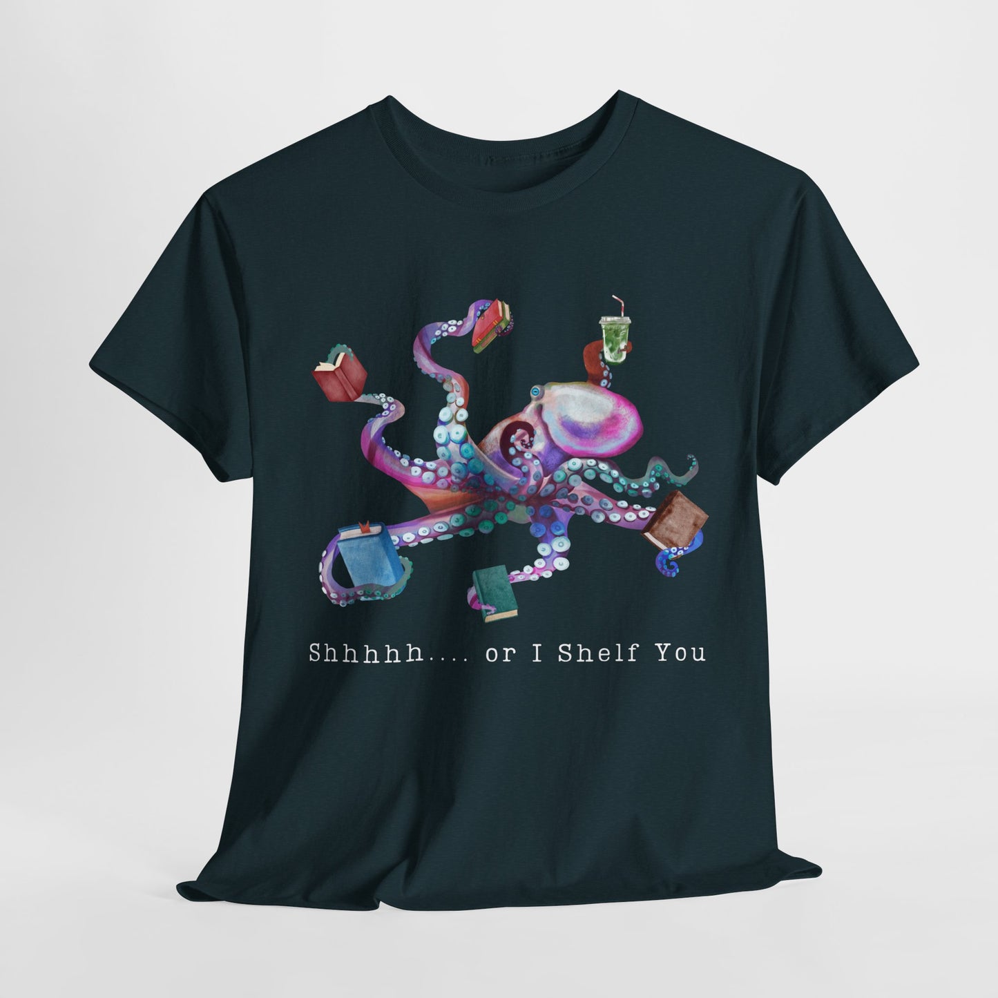 Teen/Adult Unisex Shhhh… or I Shelf You Unisex Tee
