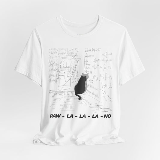 Teen/Adult Unisex Paw-La-La-La-No T-Shirt â€“ Cat Christmas Humor Design Printify