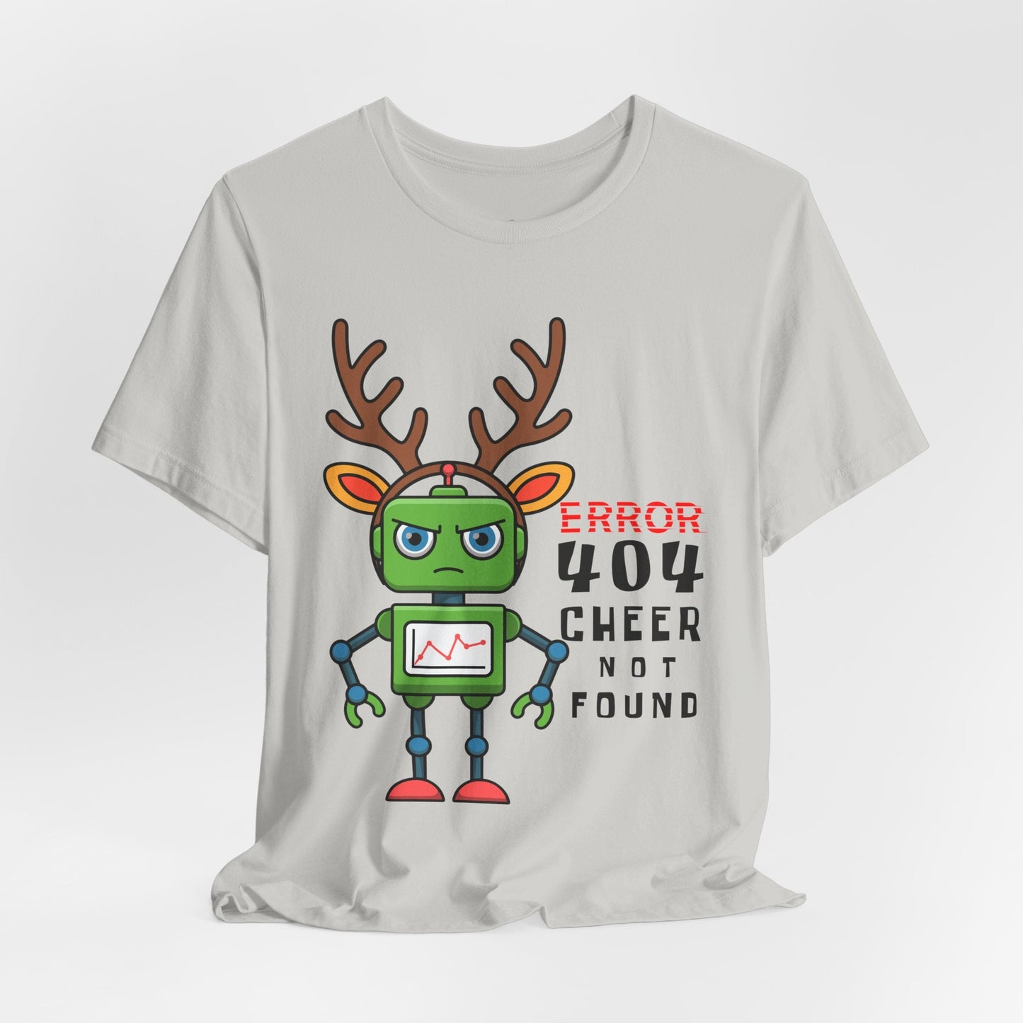 Teen/Adult Unisex Error 404 Cheer Not Found T-Shirt Printify