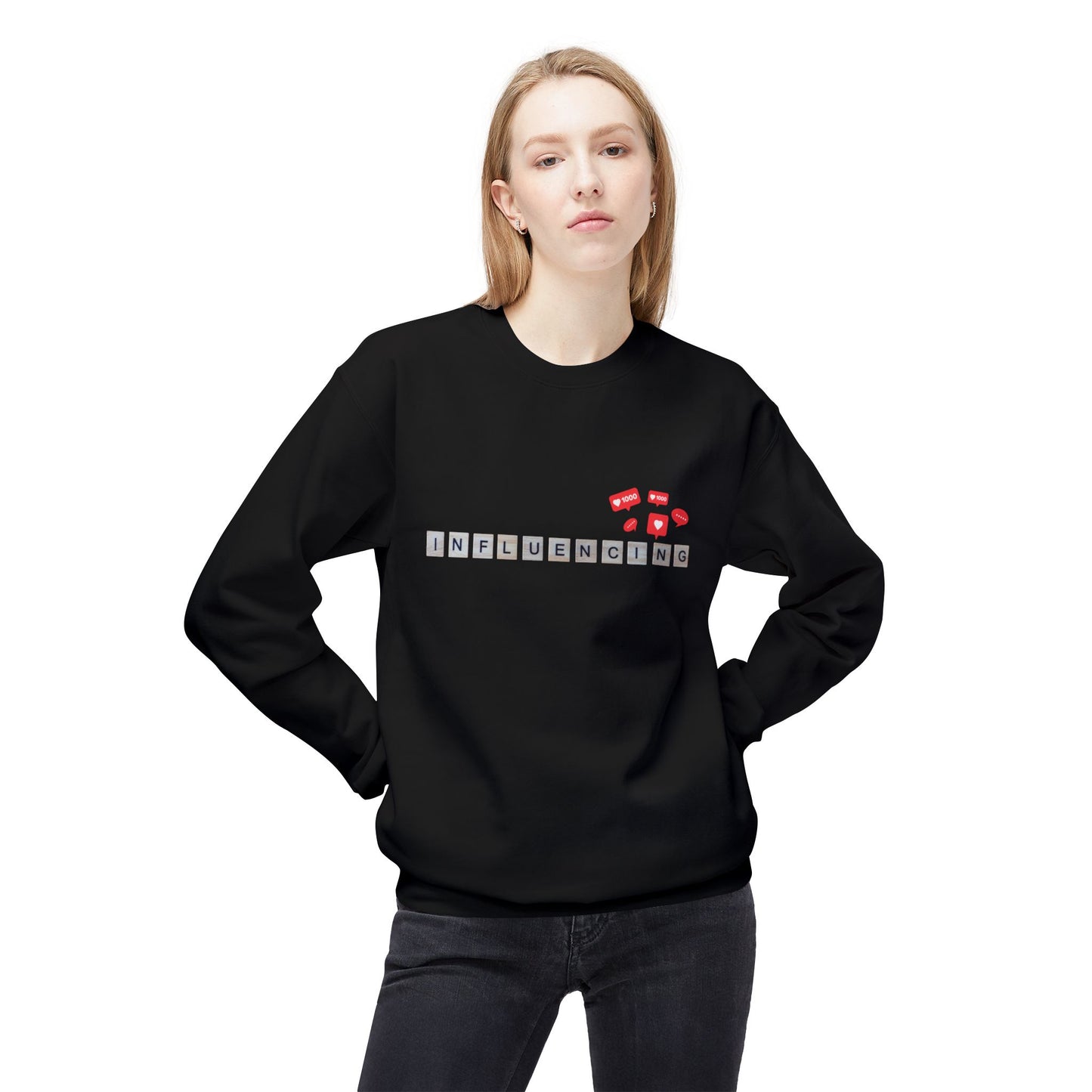Teen/Adult Unisex Influencing Sweatshirt
