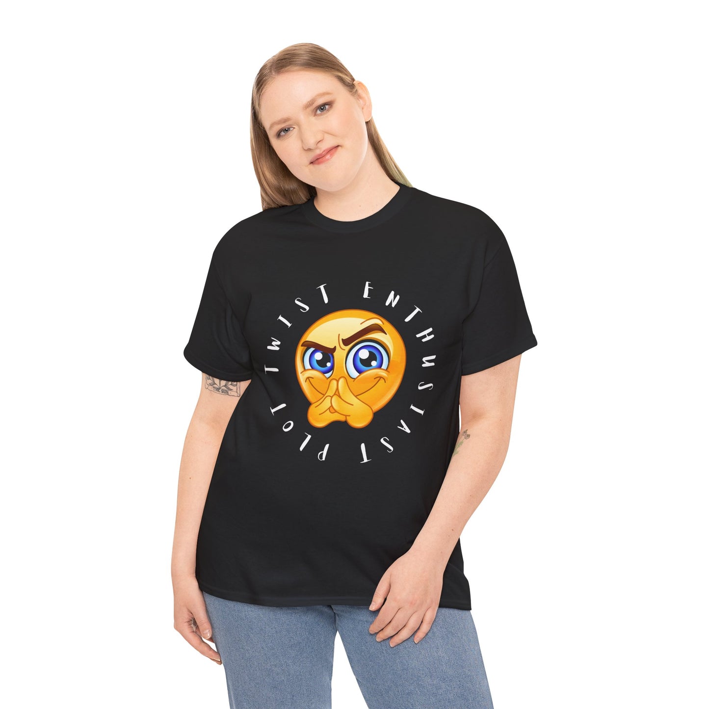 Teen/Adult Unisex Tee â€“ Plot Twist Enthusiast (Emoji Edition)