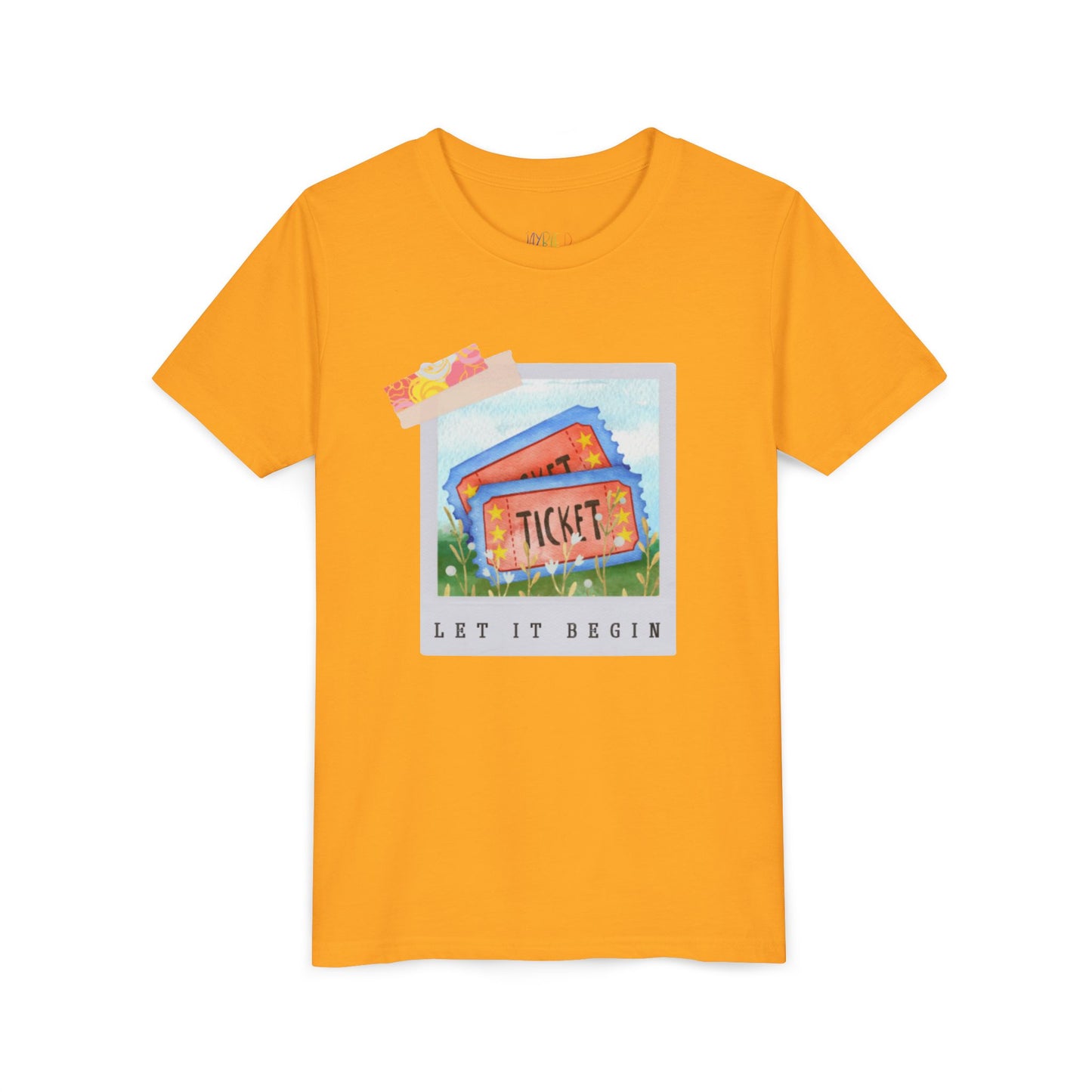 Youth Let It Begin T-Shirt – Ticket to Wonder Awaits