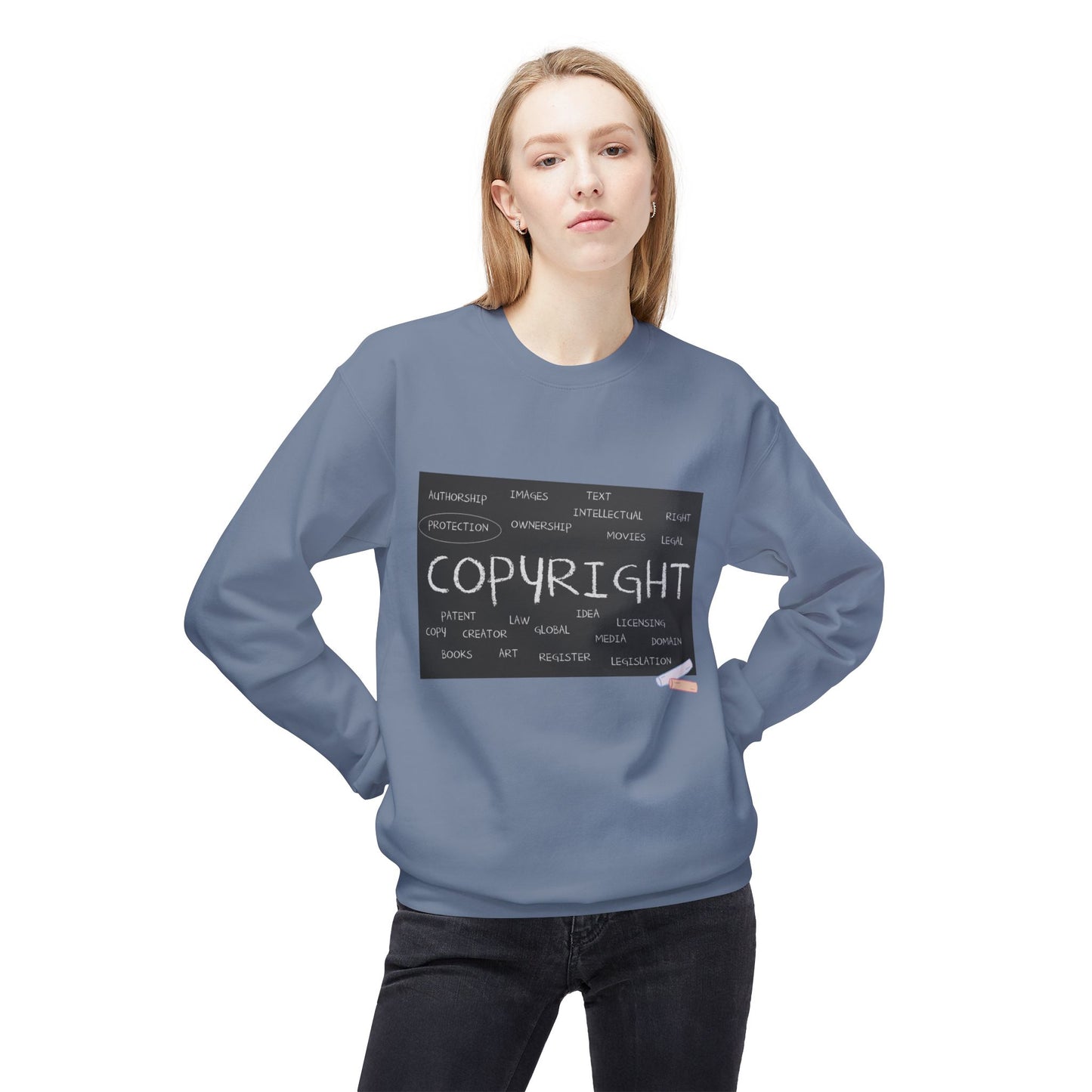 Teen/Adult Unisex Copyright Sweatshirt