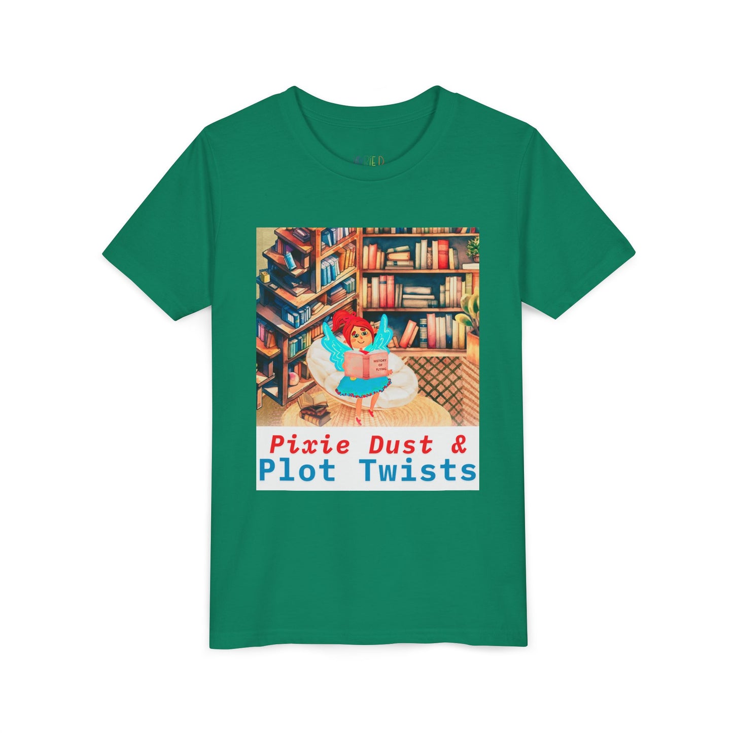 Youth Pixie Dust & Plot Twists Tee – Where Stories Take Flight