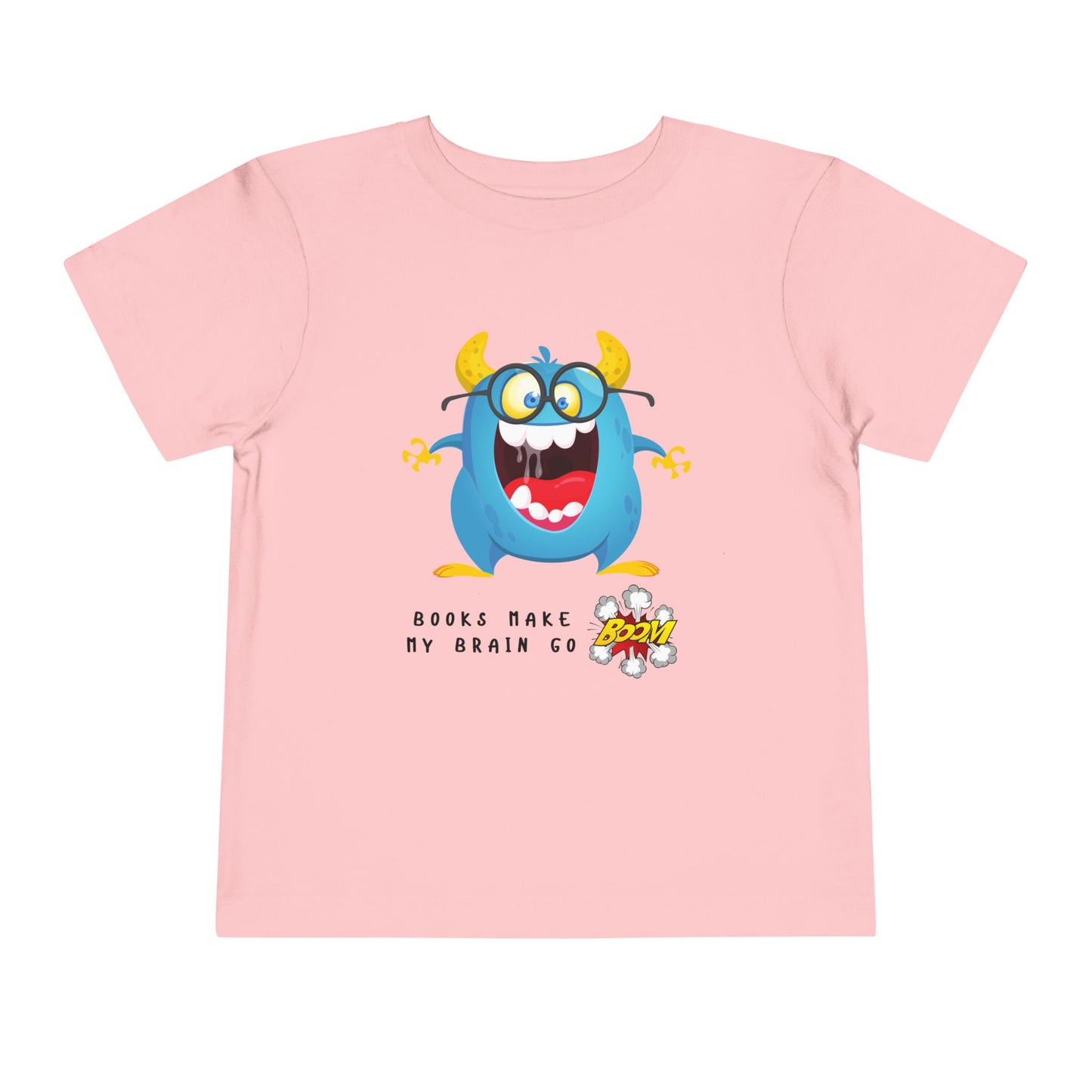 Toddler Brain Boom Reading Tee