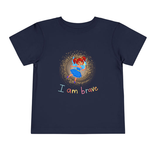 Toddler I Am Brave Tee – Mei-Mei Empowerment Shirt for Courageous Kids