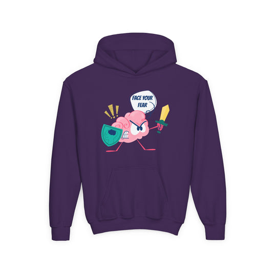Youth Motivational Hoodie – Face Your Fear