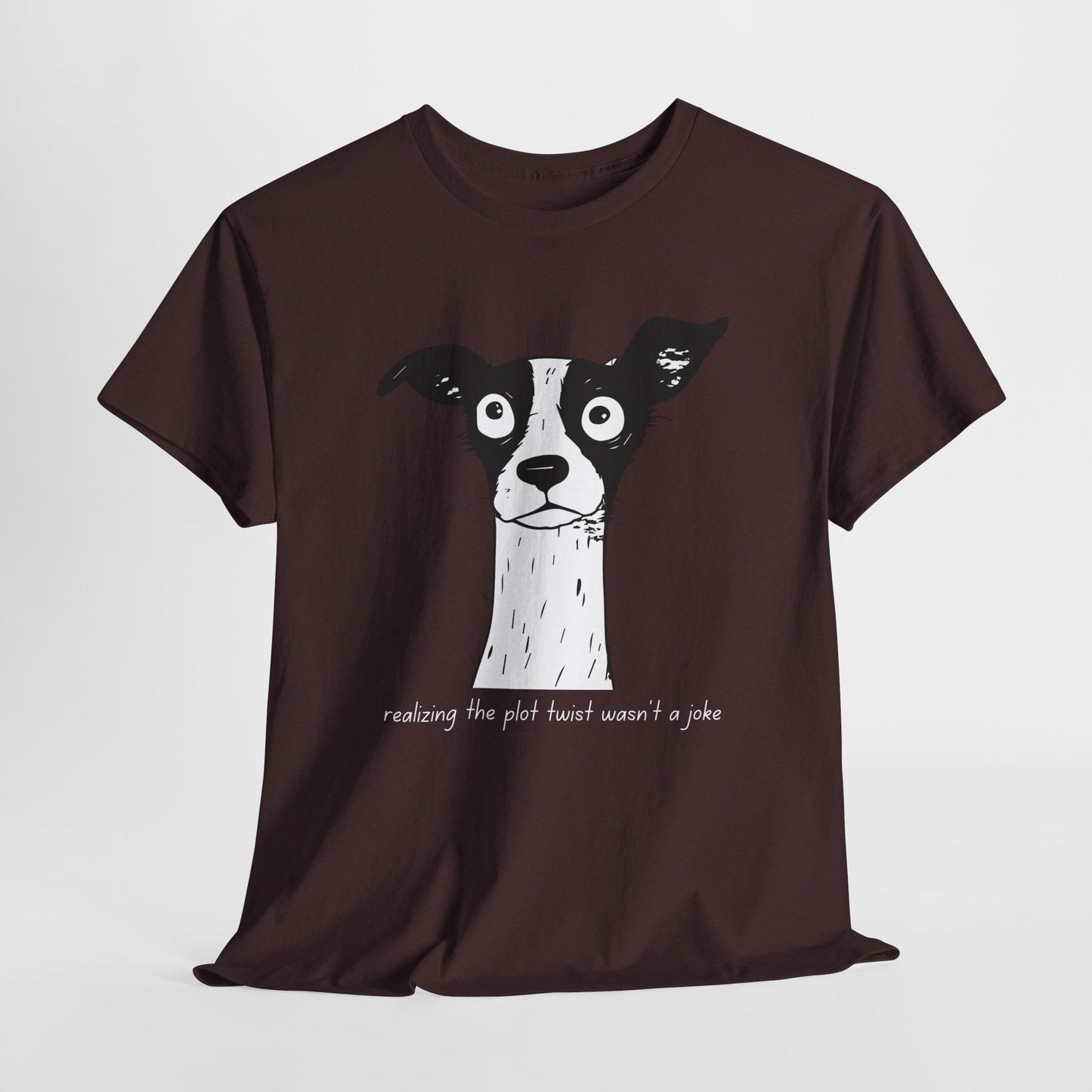Teen/Adult Unisex Plot Twist Panic Tee – This Can’t Be Happening