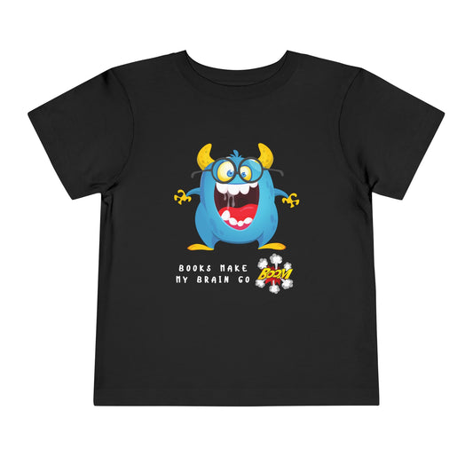 Toddler Brain Boom Reading Tee