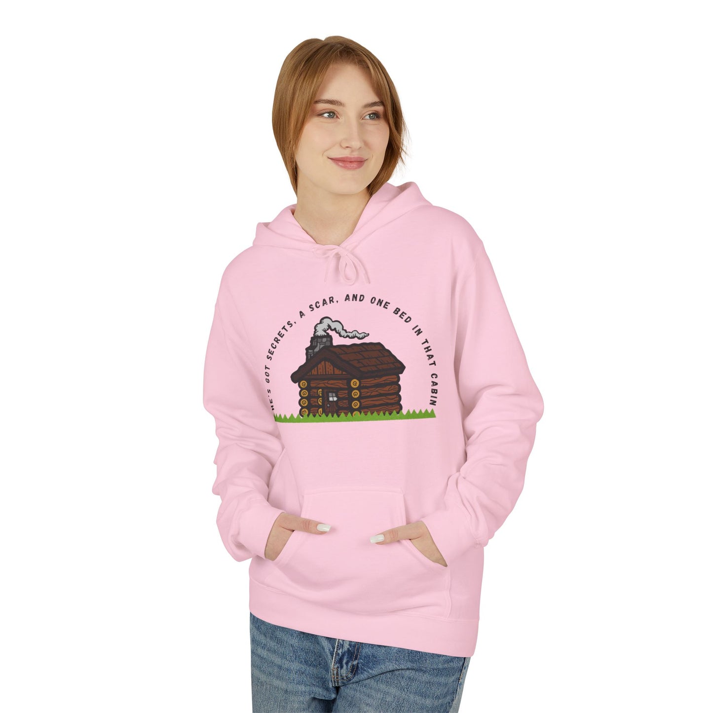 Teen/Adult Unisex One Bed in That Cabin Hoodie