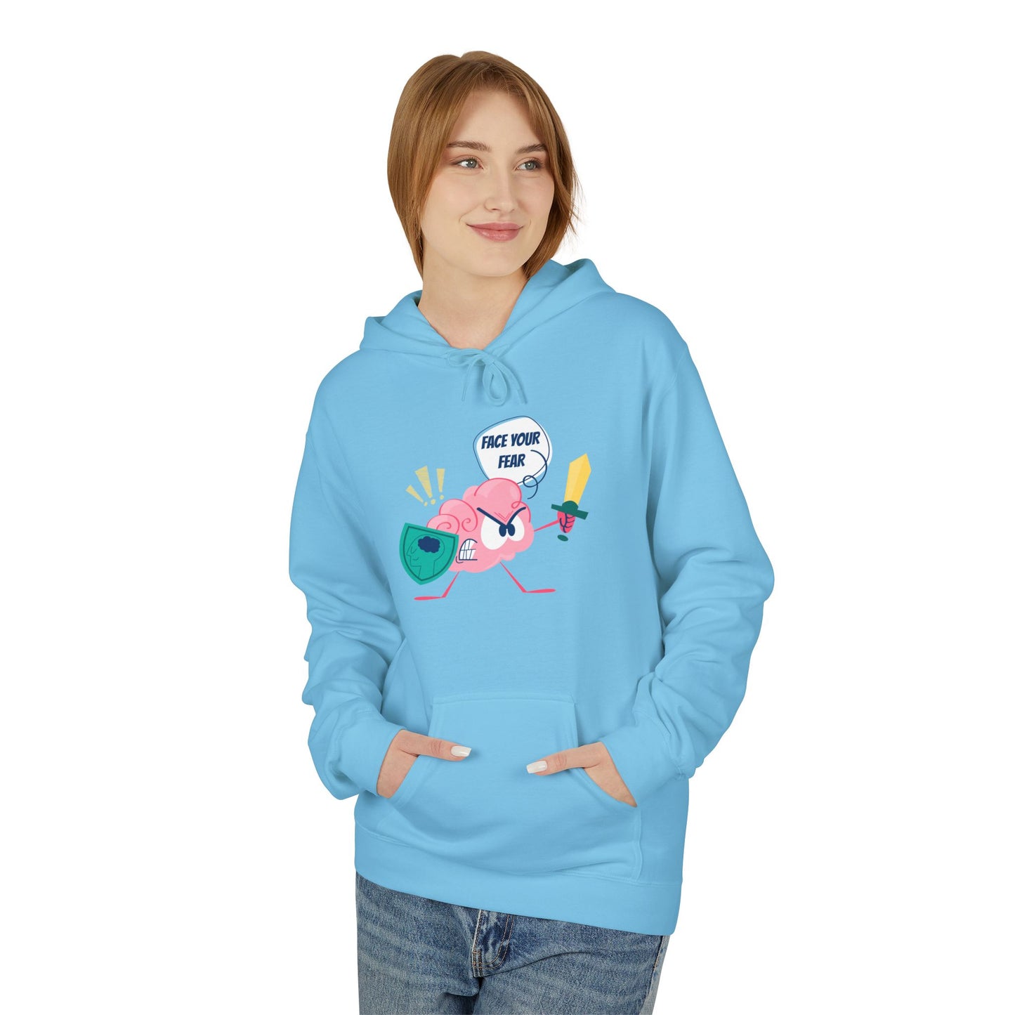 Teen/Adult Unisex Face Your Fear Hoodie