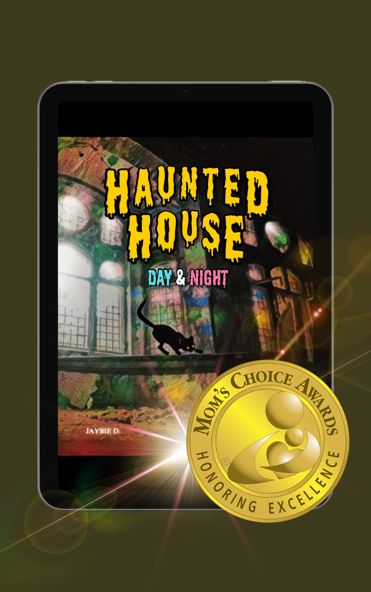 iPad image of for children's picture book 'Haunted House Day & Night' by Jaybie D.