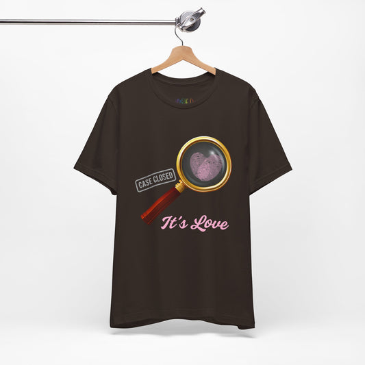 Teen/Adult Unisex Case Closed Its Love T-Shirt