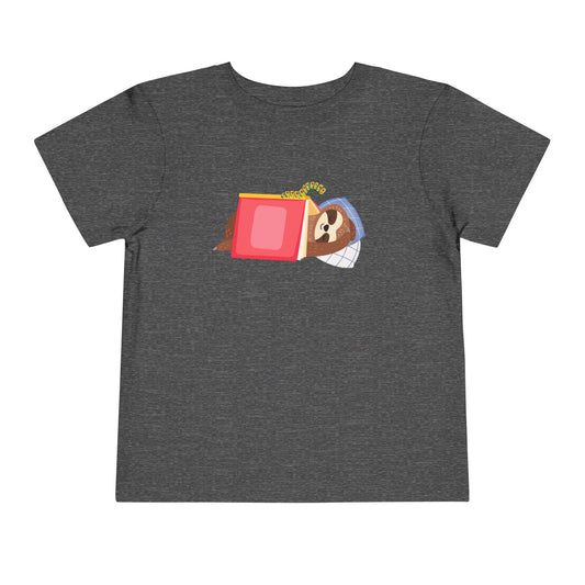 Toddler Sleepy Sloth Storytime Tee for Bookish Bedheads