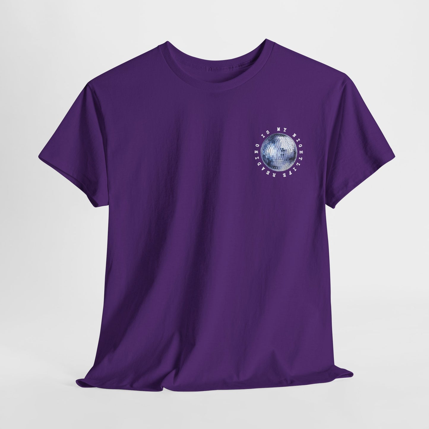 Teen/Adult Unisex Reading Is My Nightlife Tee