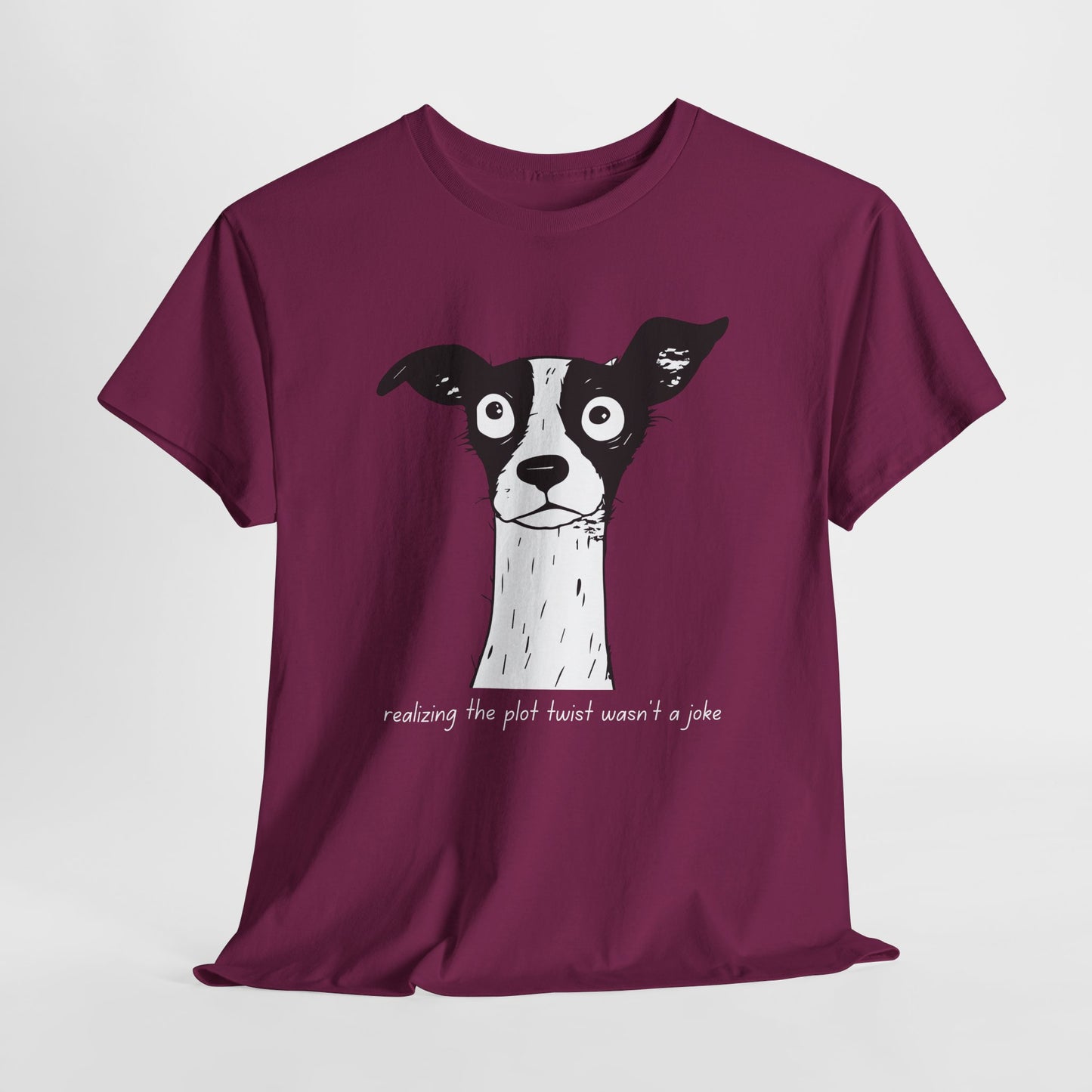 Teen/Adult Unisex Plot Twist Panic Tee – This Can’t Be Happening