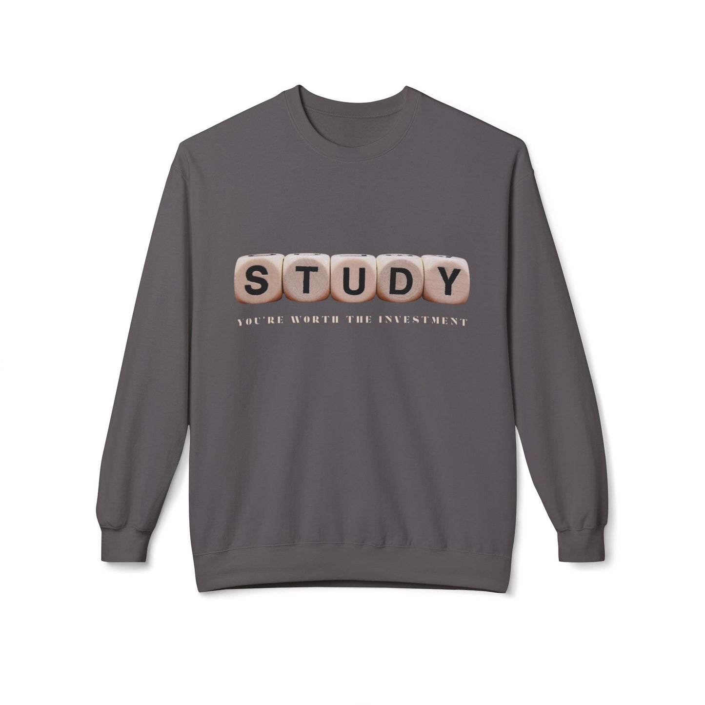 Teen/Adult Unisex STUDY You’re Worth the Investment Sweatshirt – Motivational Learning Design