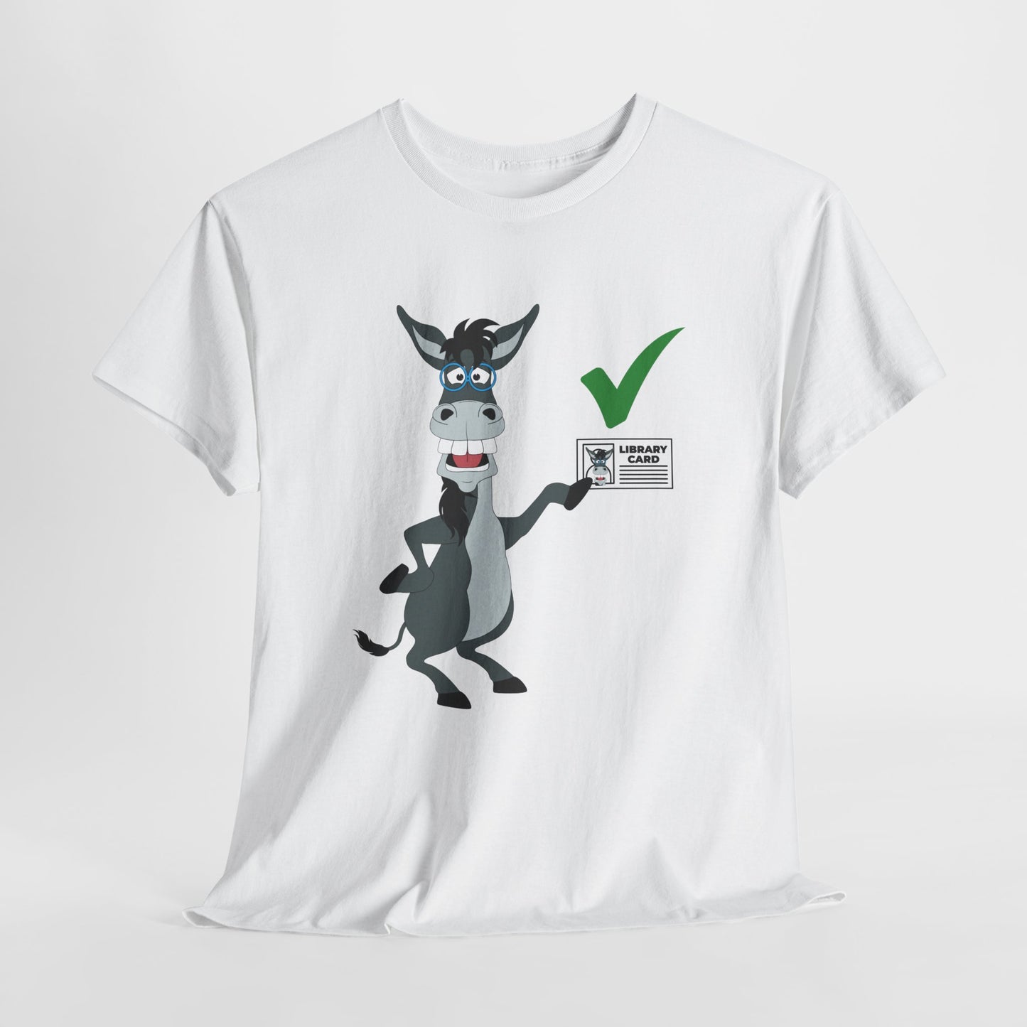 Teen/Adult Unisex Card-Carrying Genius Tee – Flash Your Library Power