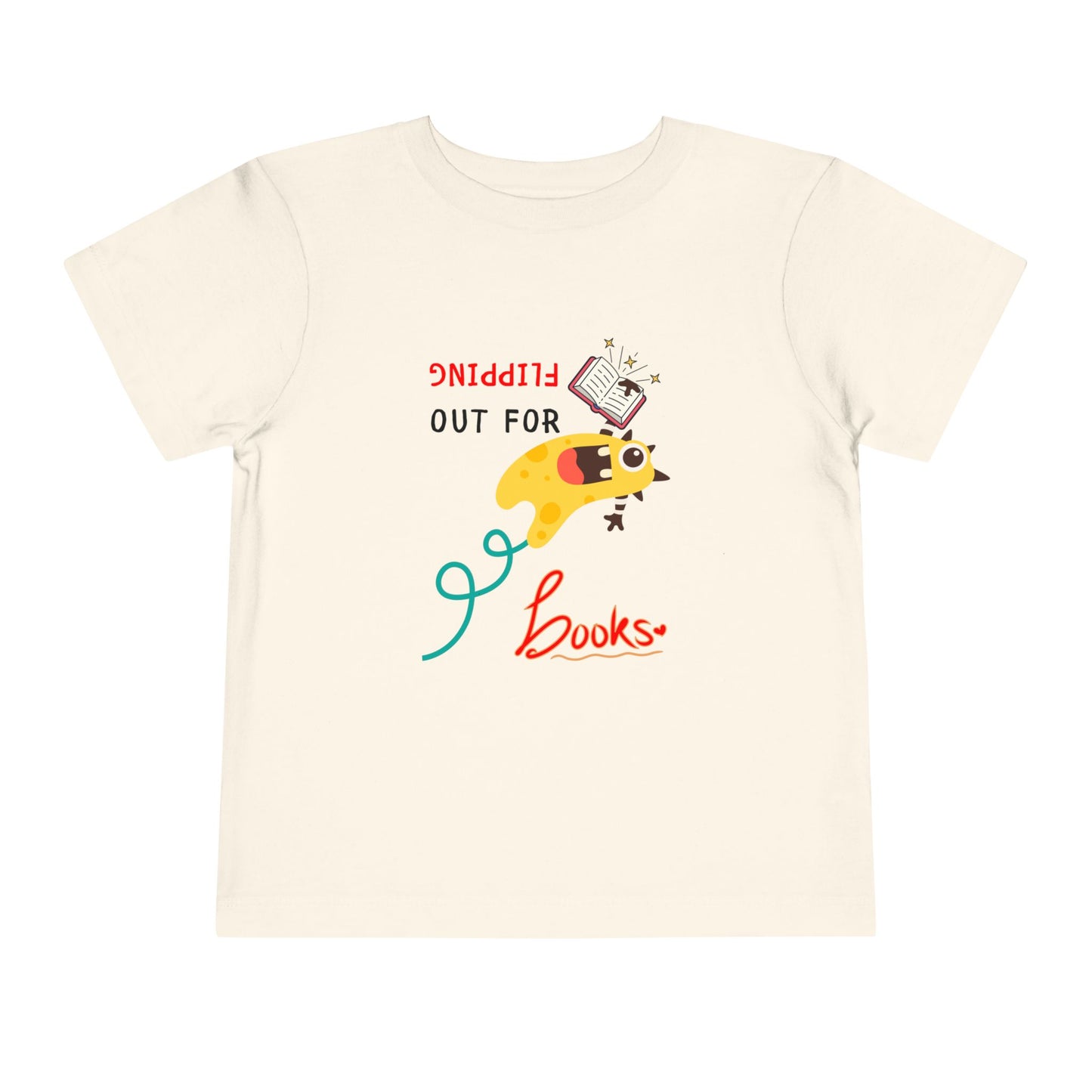 Toddler Flipping Out for Books Tee