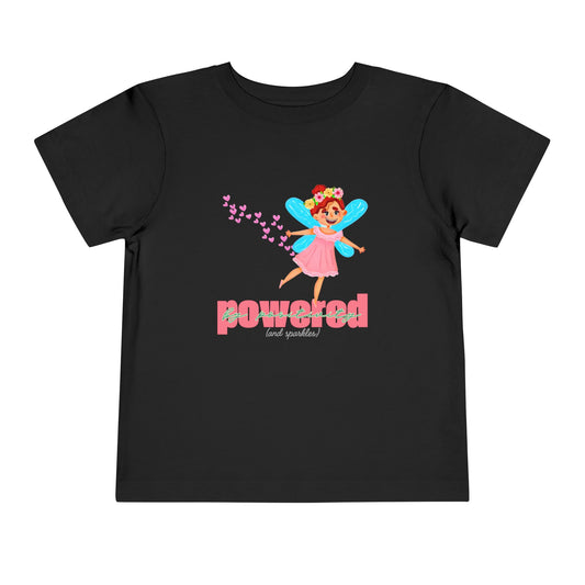 Toddler Powered by Positivity Tee – Fairy Sparkle Shirt for Happy Hearts