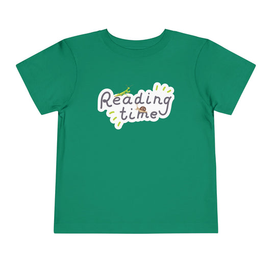 Toddler Reading Time Tee – Nature-Inspired Shirt for Book-Loving Kids