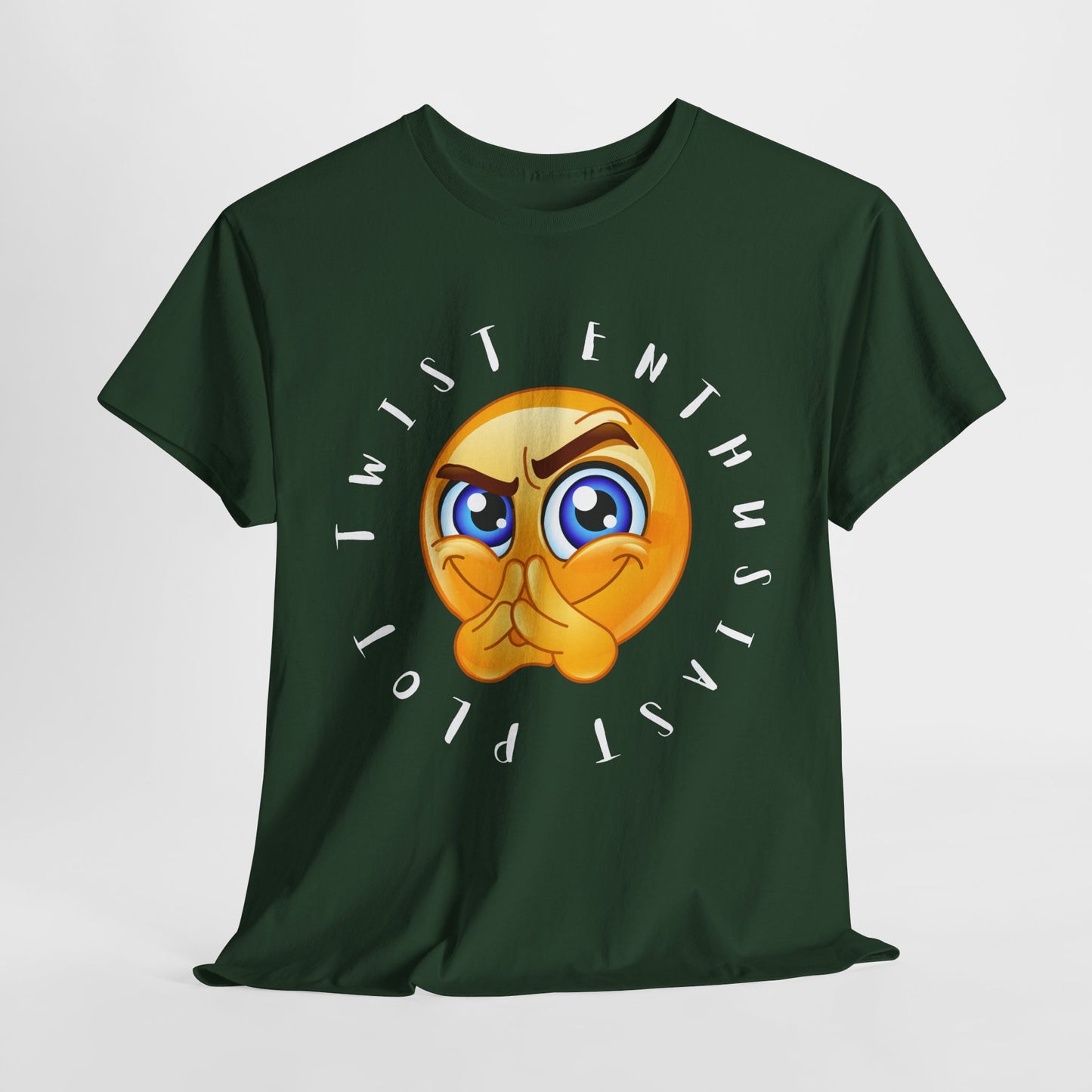 Teen/Adult Unisex Tee – Plot Twist Enthusiast (Emoji Edition)