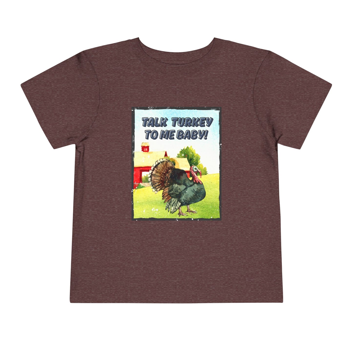 Toddler Talk Turkey to Me Tee – Funny Thanksgiving Shirt for Little Gobblers