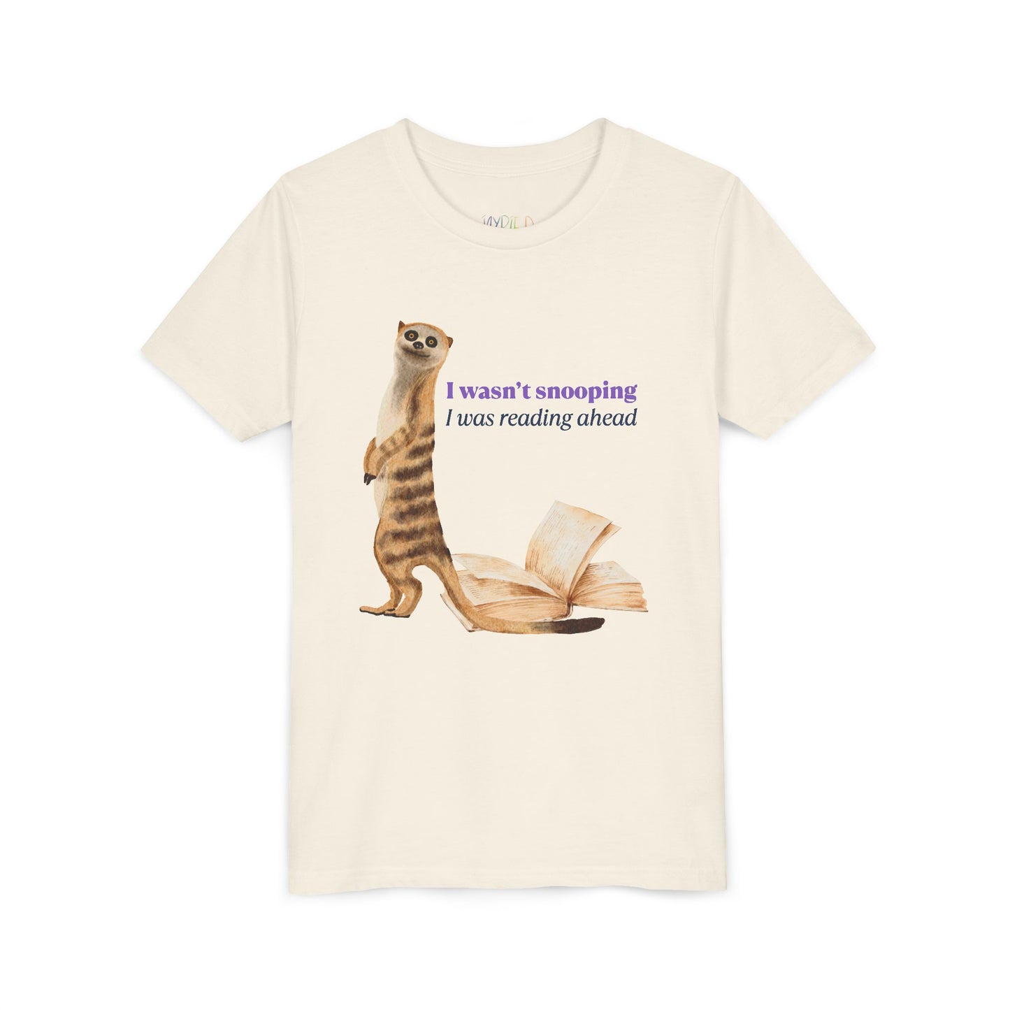 Youth I Wasn’t Snooping – I Was Reading Ahead Tee – Meerkat Shirt for Curious Young Readers