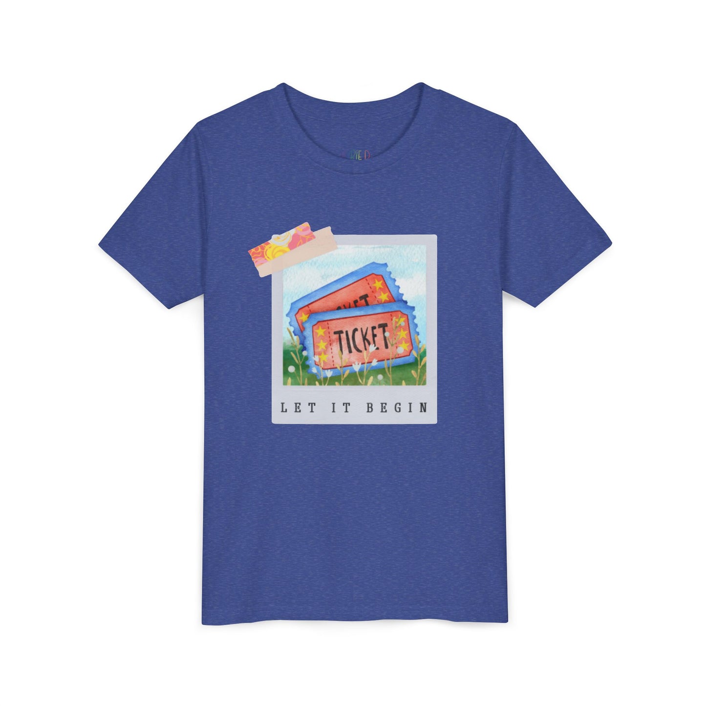 Youth Let It Begin T-Shirt – Ticket to Wonder Awaits