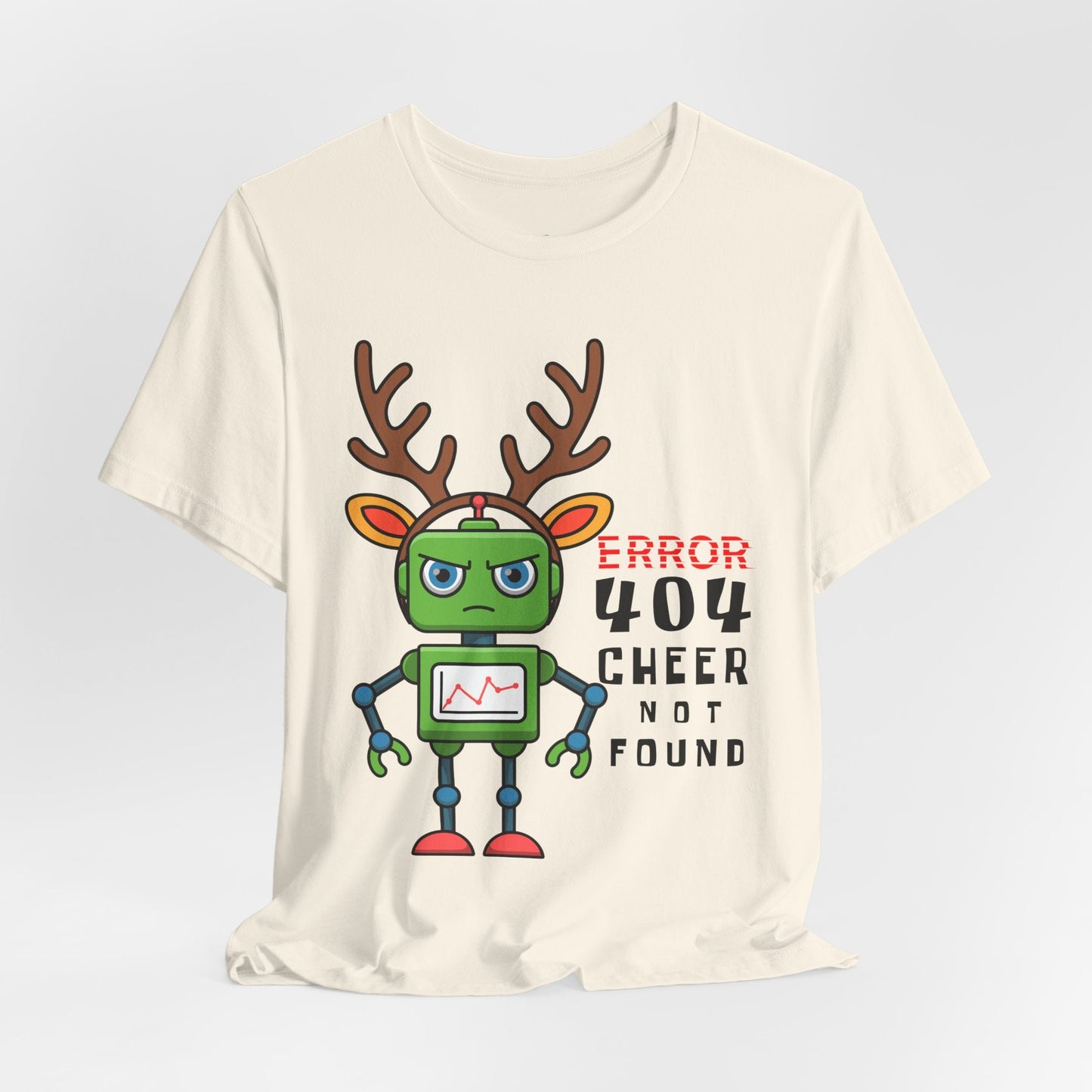 Teen/Adult Unisex Error 404 Cheer Not Found T-Shirt Printify