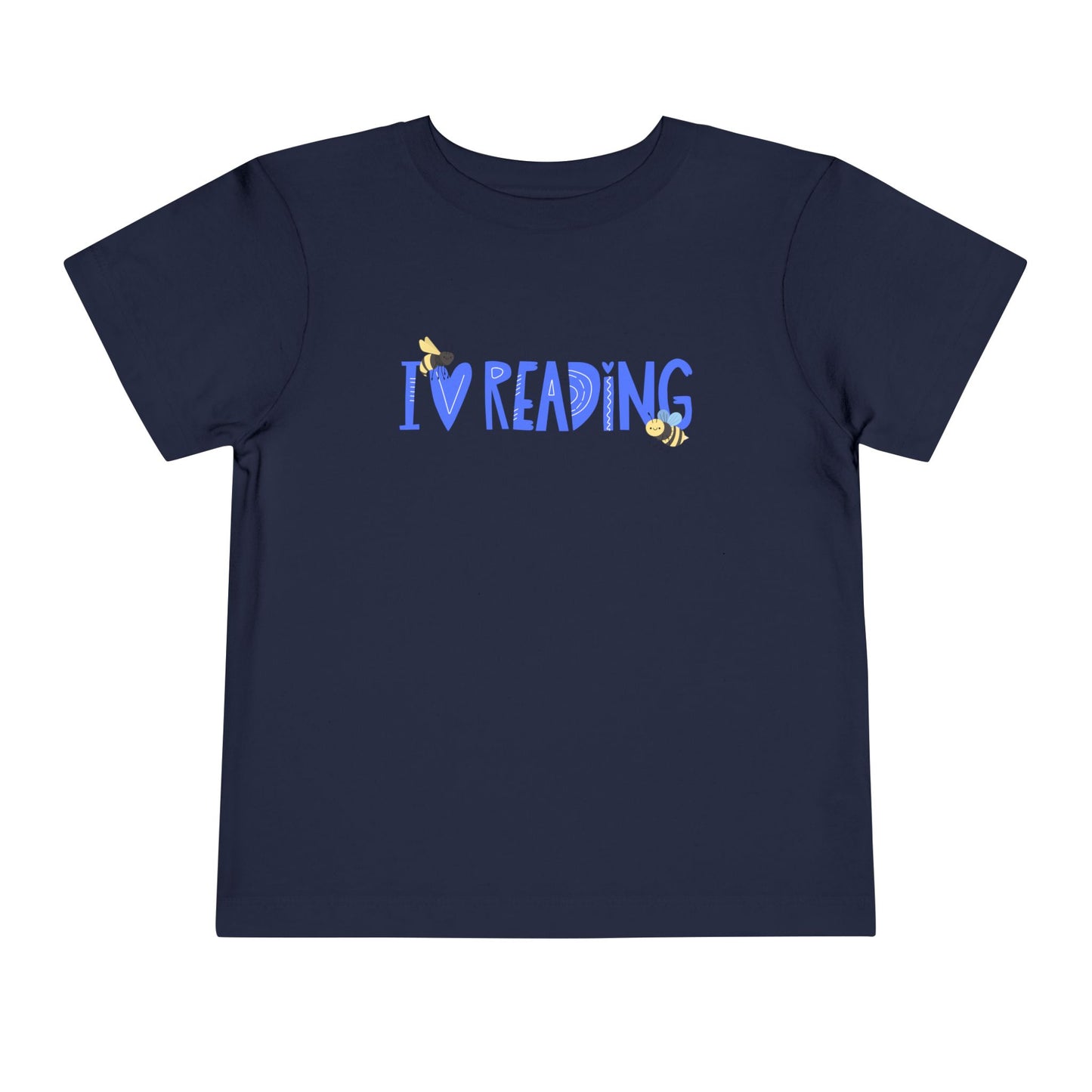 Toddler I Love Reading Tee – Bee-Inspired Book Shirt for Little Learners