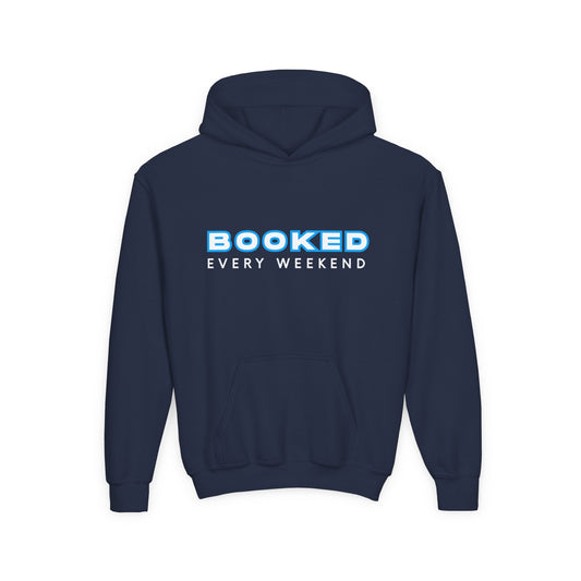 Youth Booked Every Weekend Hoodie – For Readers with Plans