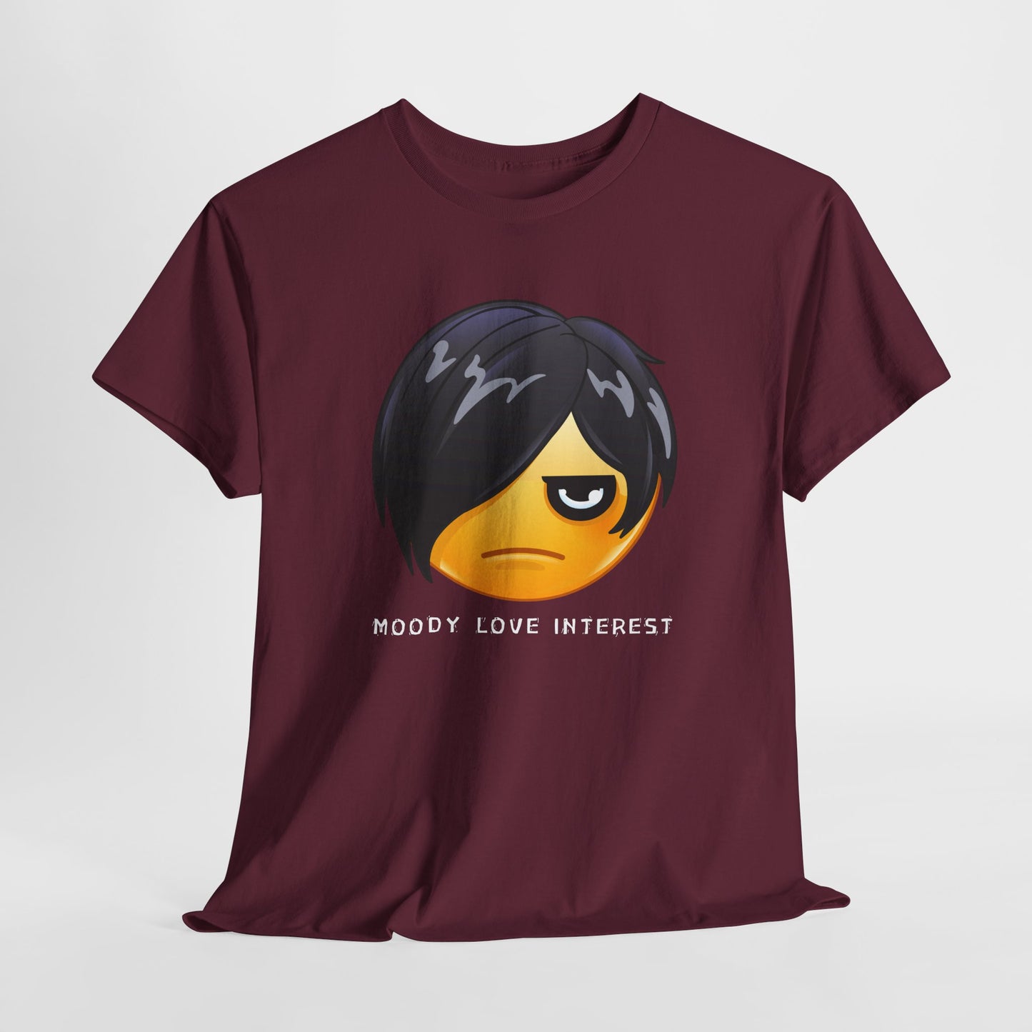 Teen/Adult Unisex Moody Love Interest Tee – Brood First, Kiss Later
