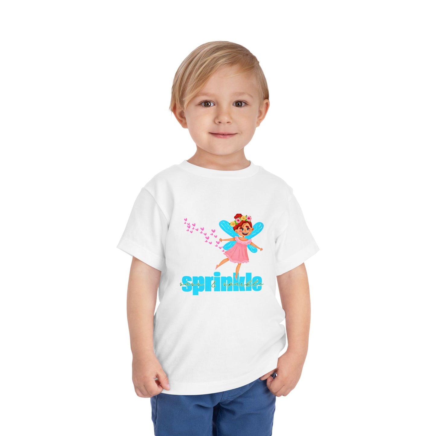 Toddler Sprinkle Sass & Sparkle Tee – Fairy Girl Shirt for Bold Little Spirits