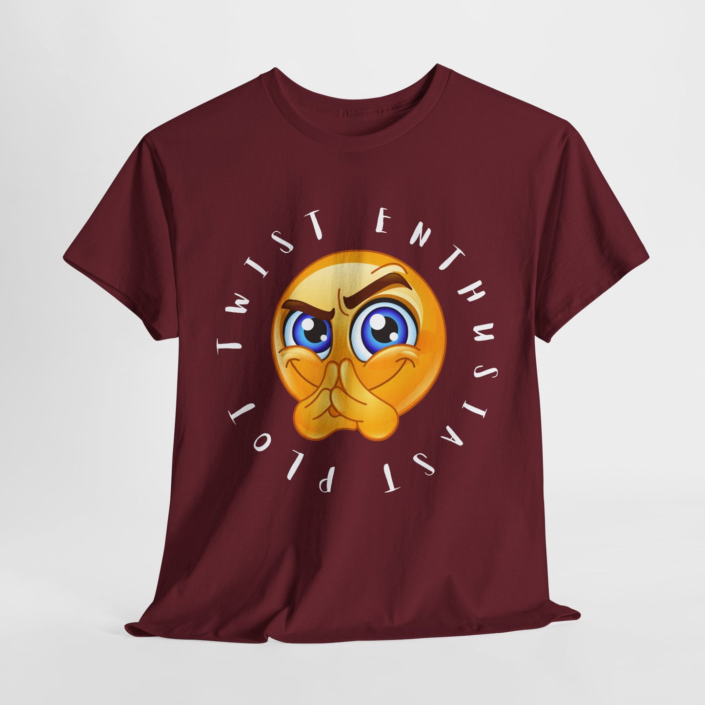 Teen/Adult Unisex Tee – Plot Twist Enthusiast (Emoji Edition)
