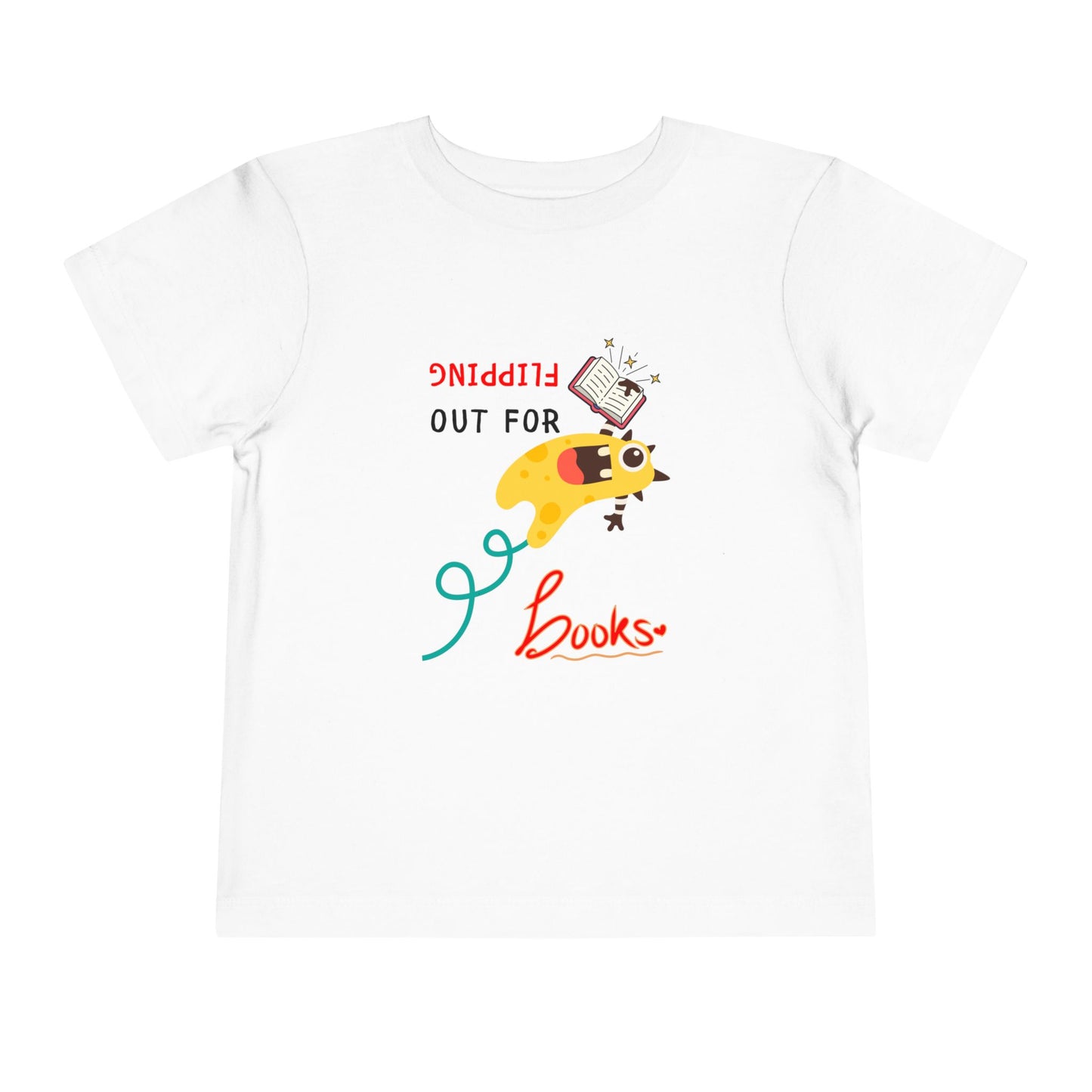 Toddler Flipping Out for Books Tee