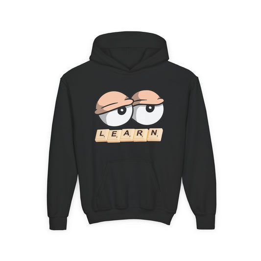 Youth Learn Hoodie – Keep Your Eyes on the Lesson